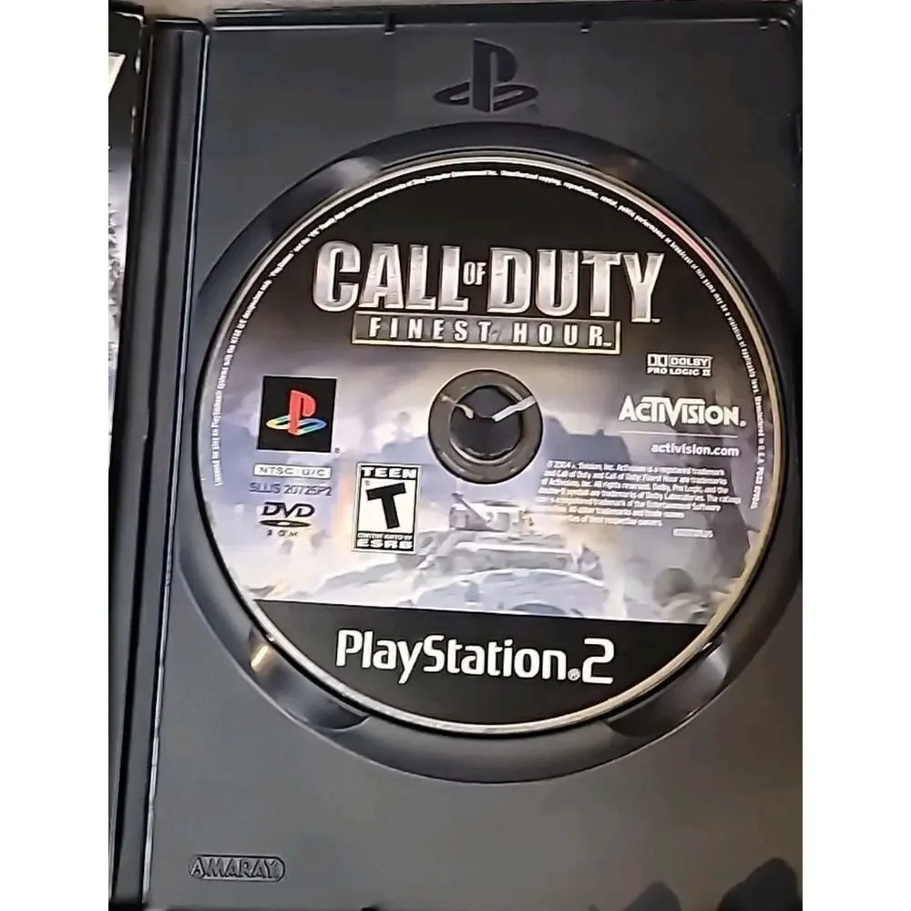 Call of Duty Finest Hour PlayStation 2 PS2 Game CIB Complete